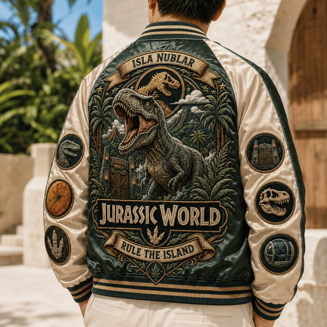 PREMIUM JRSW SATIN BASEBALL JACKET NTNA