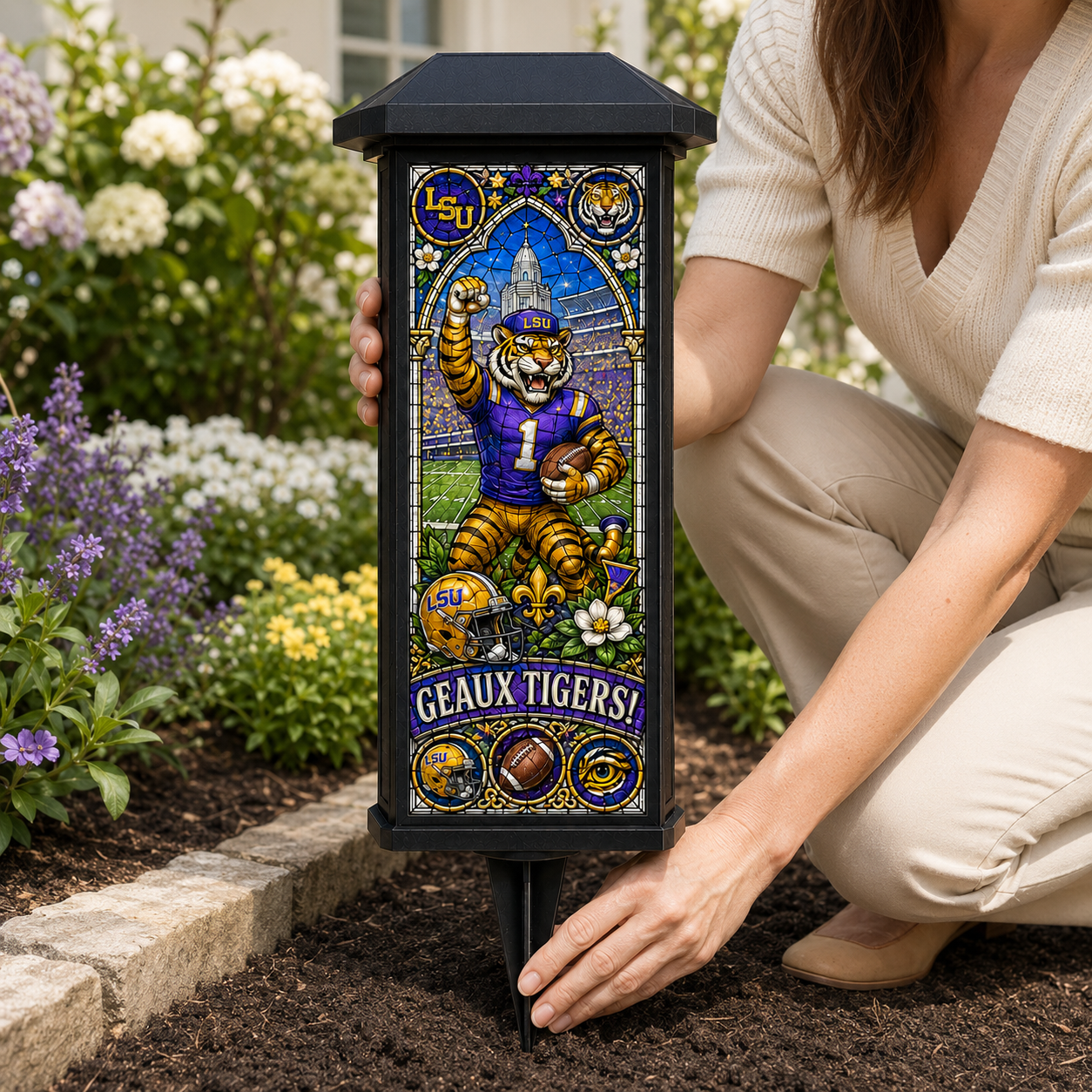 Premium LSU Solar Garden Light HQH