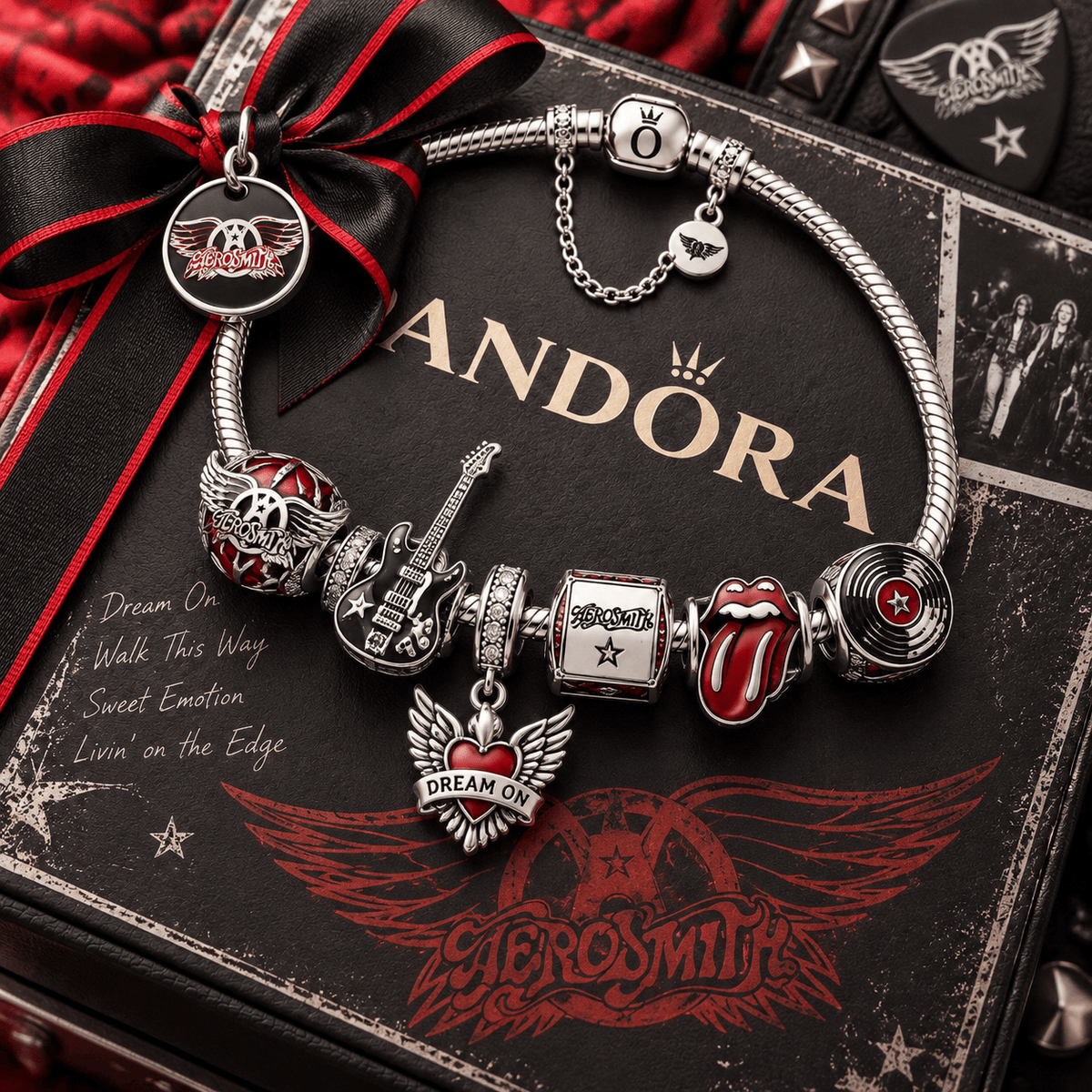 AER Silver Charm Bracelet Set PTT