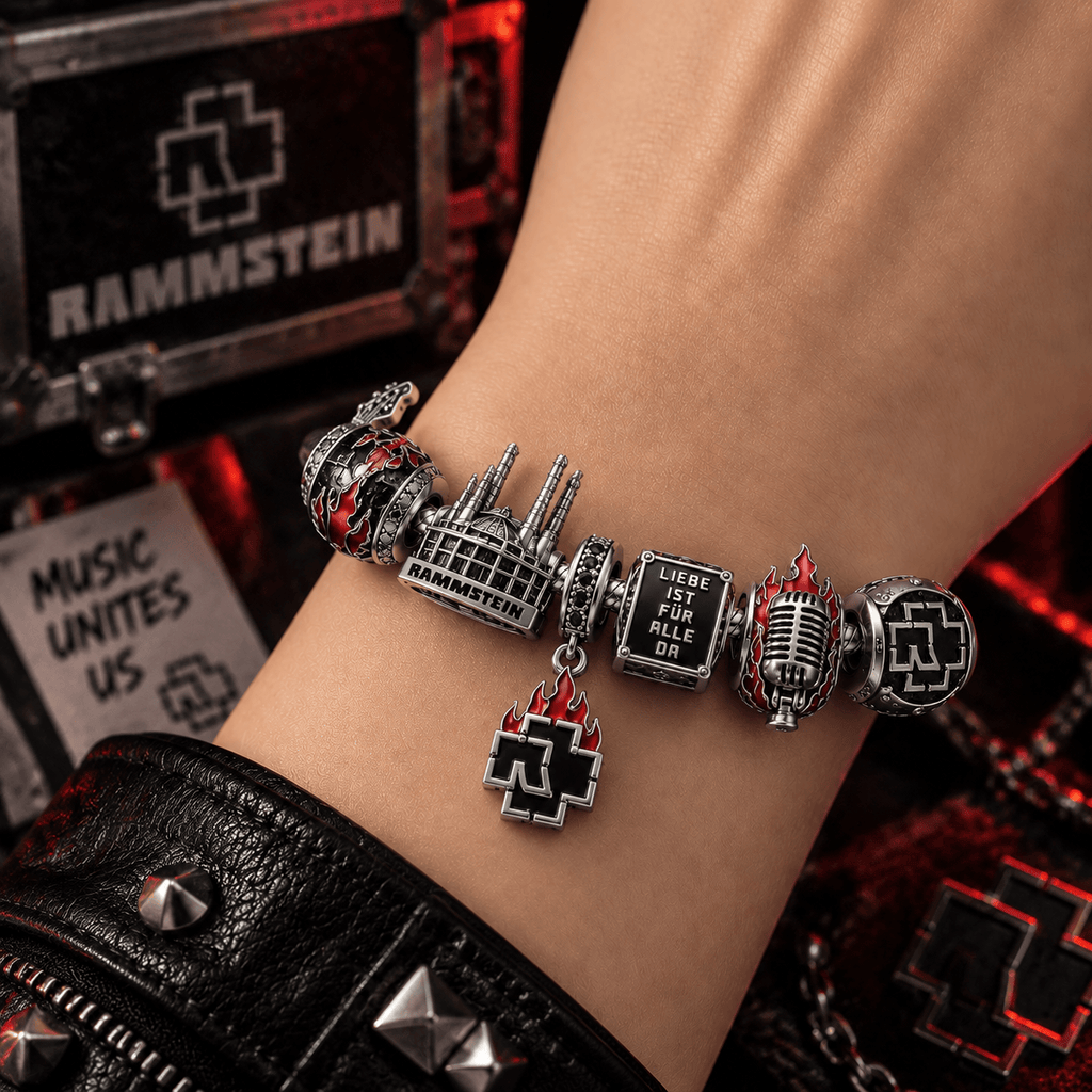 RMS Silver Charm Bracelet Set PTT