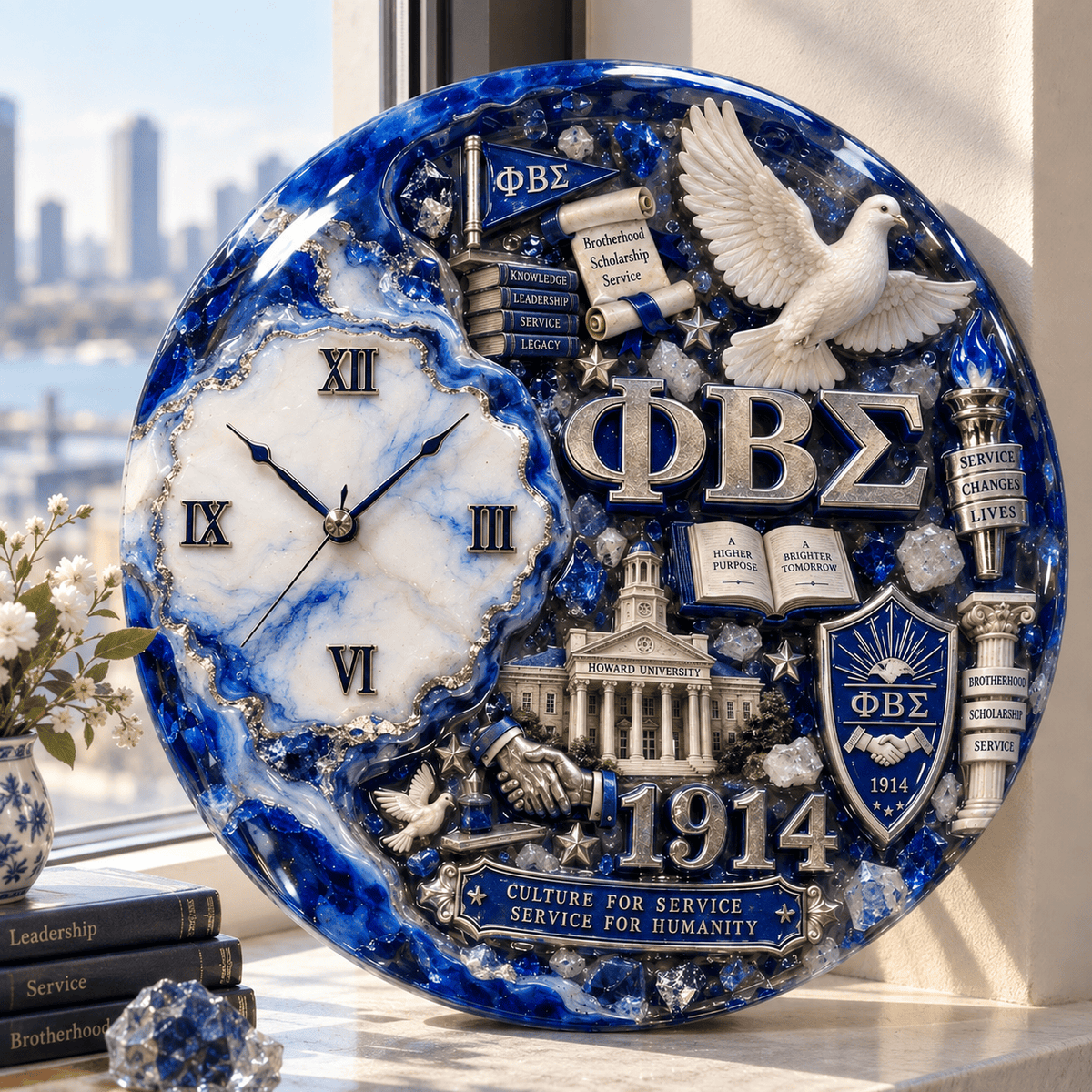 Premium PBTS Statement 3D Decorative Wall Clock HTTT